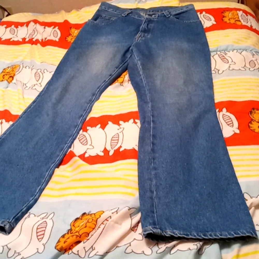 Gitano High-Rise Blue Flared Jeans